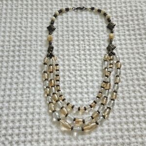 Chic Multi-Strand Beaded Necklace
